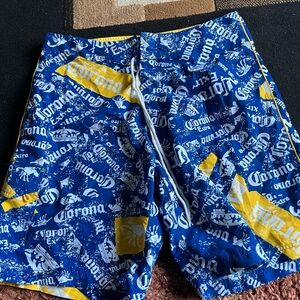 Corona Blue and Yellow Swimwear